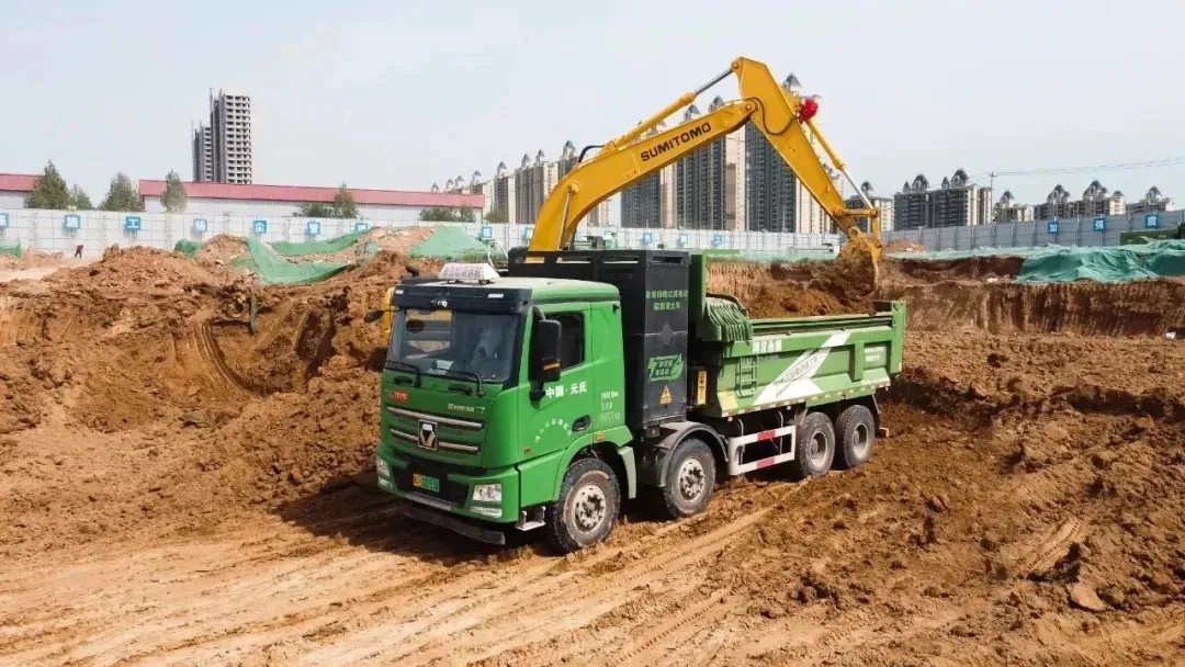 躍迪新能源渣土自卸車-開啟綠色運(yùn)輸新時代